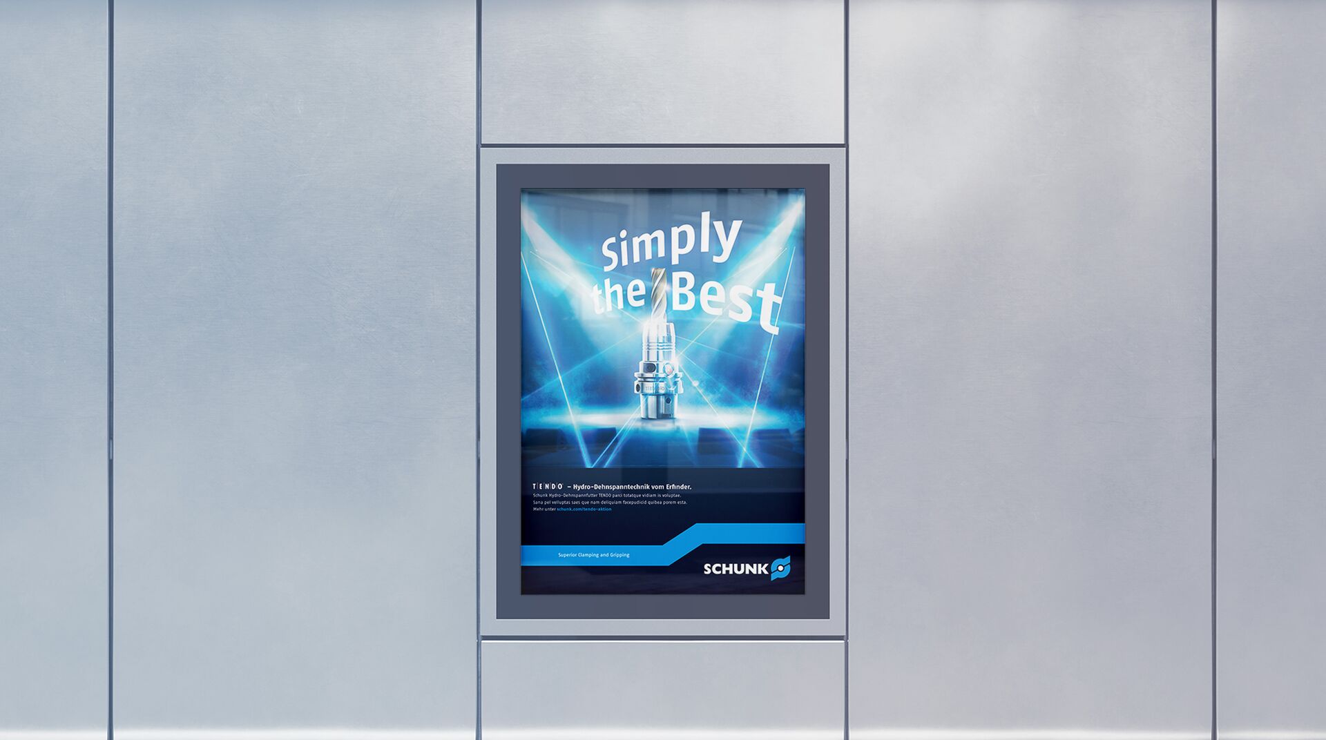 Plakatstarke Botschaft: Die „Simply the Best“-Kampagne in einer kraftvollen Poster-Darstellung.