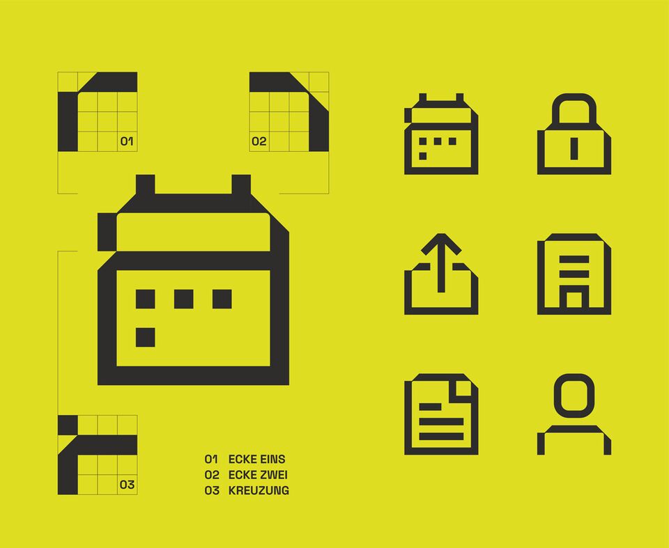 Icon-System zur Visualisierung der H2Stamping-Technologie