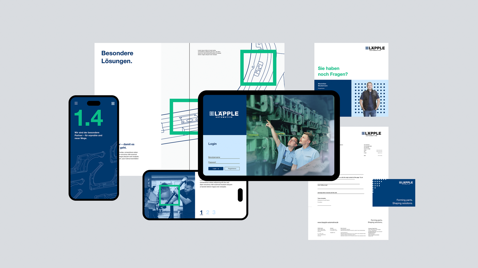 Moodboard von CD Elementen